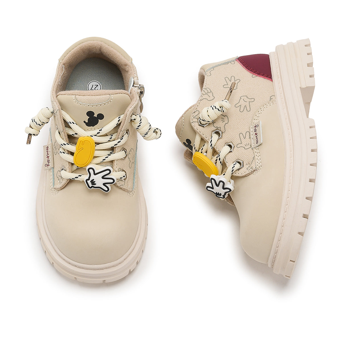 Disney Mickey Mouse bolalar uchun past-top etiklari