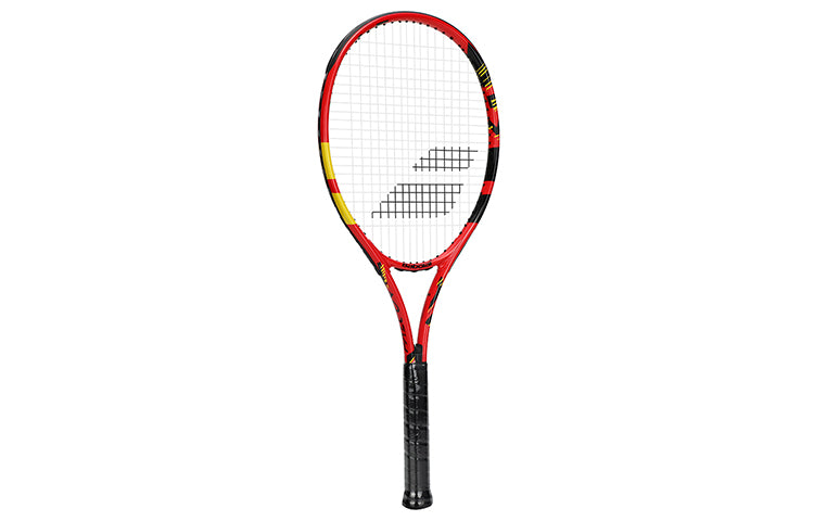 Babolat babolat falcon 280g og'irligi 105 kv dyuymli yuzga zarba yutuvchi, engil, bardoshli, qizil uniseks alyuminiy tennis raketkasi.