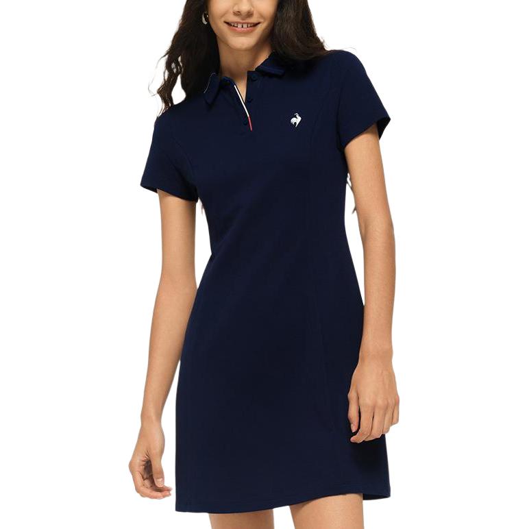 Ayollar uchun Le Coq Sportif uch rangli ko'ylagi