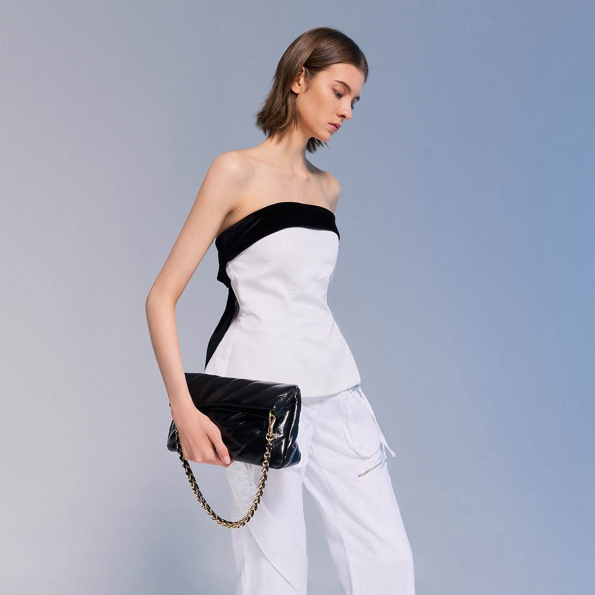 Сумка женская Charles&Keith Commuter Capacity Quilted Underarm - Boxette Shop