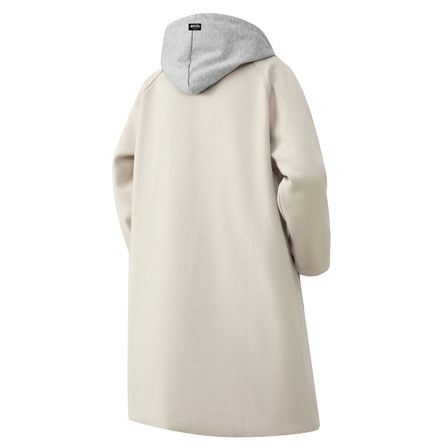 David beacon oddiy retro bo'sh tasodifiy kollej uslubi issiq qalinlashgan o'rta uzunlikdagi trench ko'ylagi ko'cha klassik asosiy ko'p qirrali bir ko'krak qalpoqli soxta ikki qismli tvid palto erkaklar va ayollar bir xil modellar