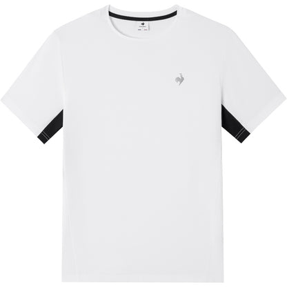 Le coq sportif frantsuz xo'roz mashqi qulay dumaloq bo'yinli sport nafas oladigan qisqa yengli futbolka erkaklar