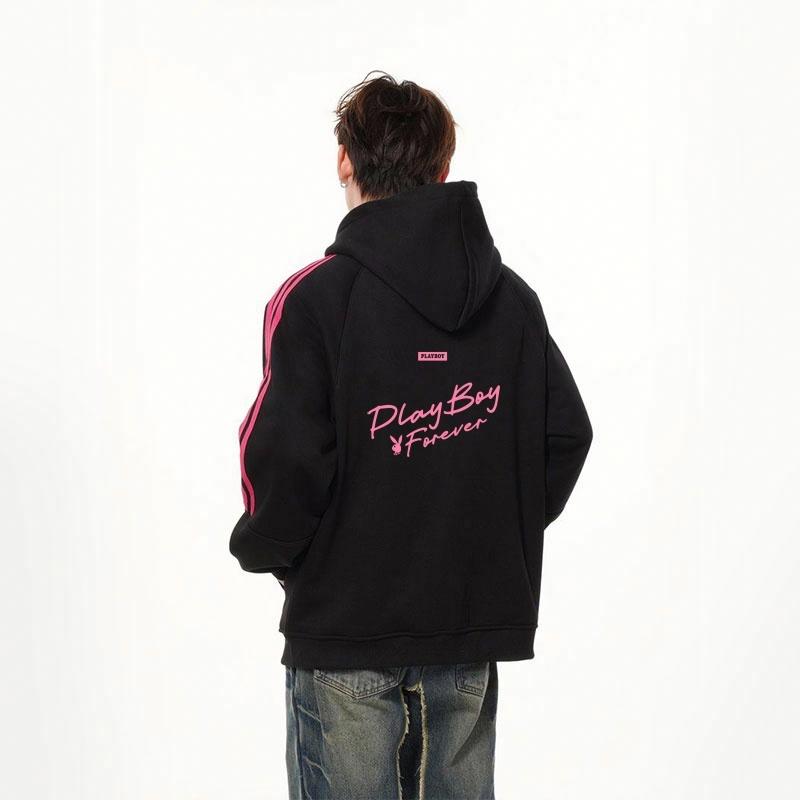 Erkaklar uchun Playboy kapshonli ko'ylagi