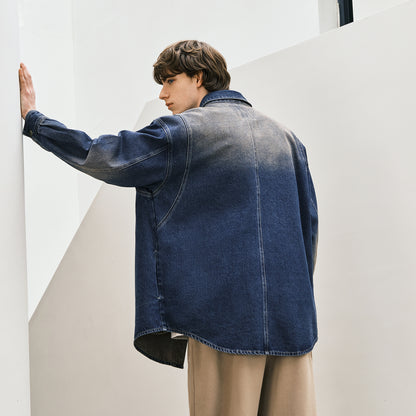 Lilbetter Amerika tasodifiy qulay ko'p qirrali blazer ko'ylagi erkaklar va ayollar modellari ko'k