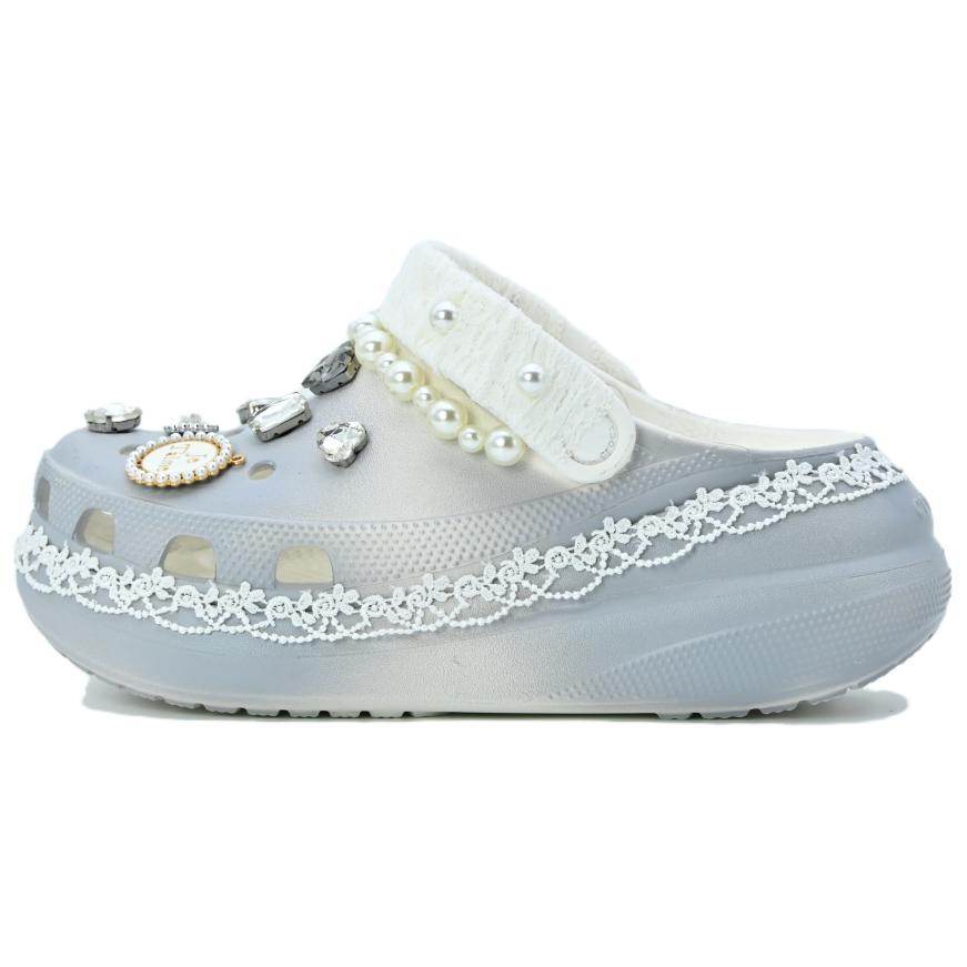 Шлепанцы Crocs Crush Clog Silver Baroque - Boxette Shop