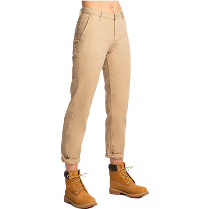 Ayollar Carhartt WIP Qattiq rangli tekis oyoqli kundalik shimlar