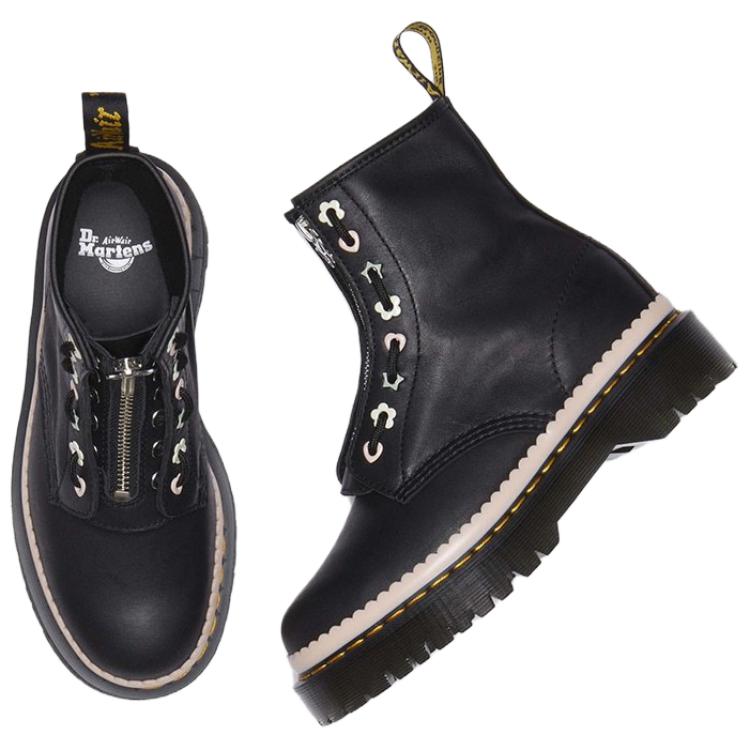 Ботинки женские Dr. Martens 1460 Pascal Black-Pink