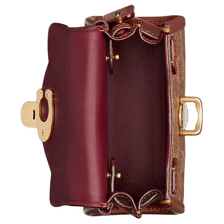 Сумка женская Coach Sammy 12 Label Push Lock Closure - Boxette Shop