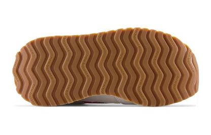 New Balans nb 237 past ustki kiyinishga chidamli past top bolalar kundalik poyafzallari bej pushti pushti bolalar