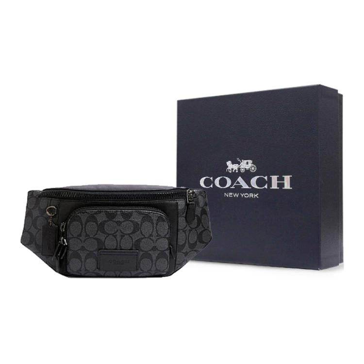 Поясная сумка Coach Track 41 Old Flower Full Print - Boxette Shop