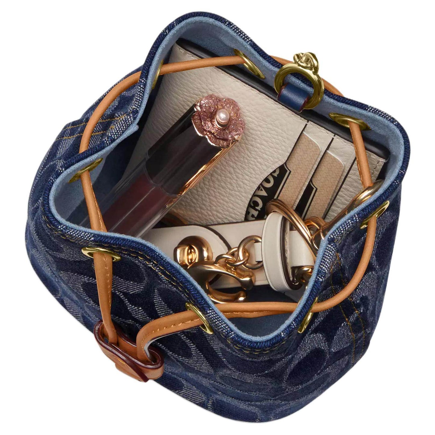 Сумка женская Coach Drawstring 12 Brand Logo Closure - Boxette Shop