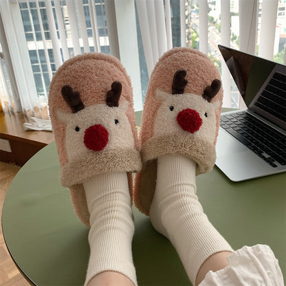 Тапочки Рождественские плюшевые