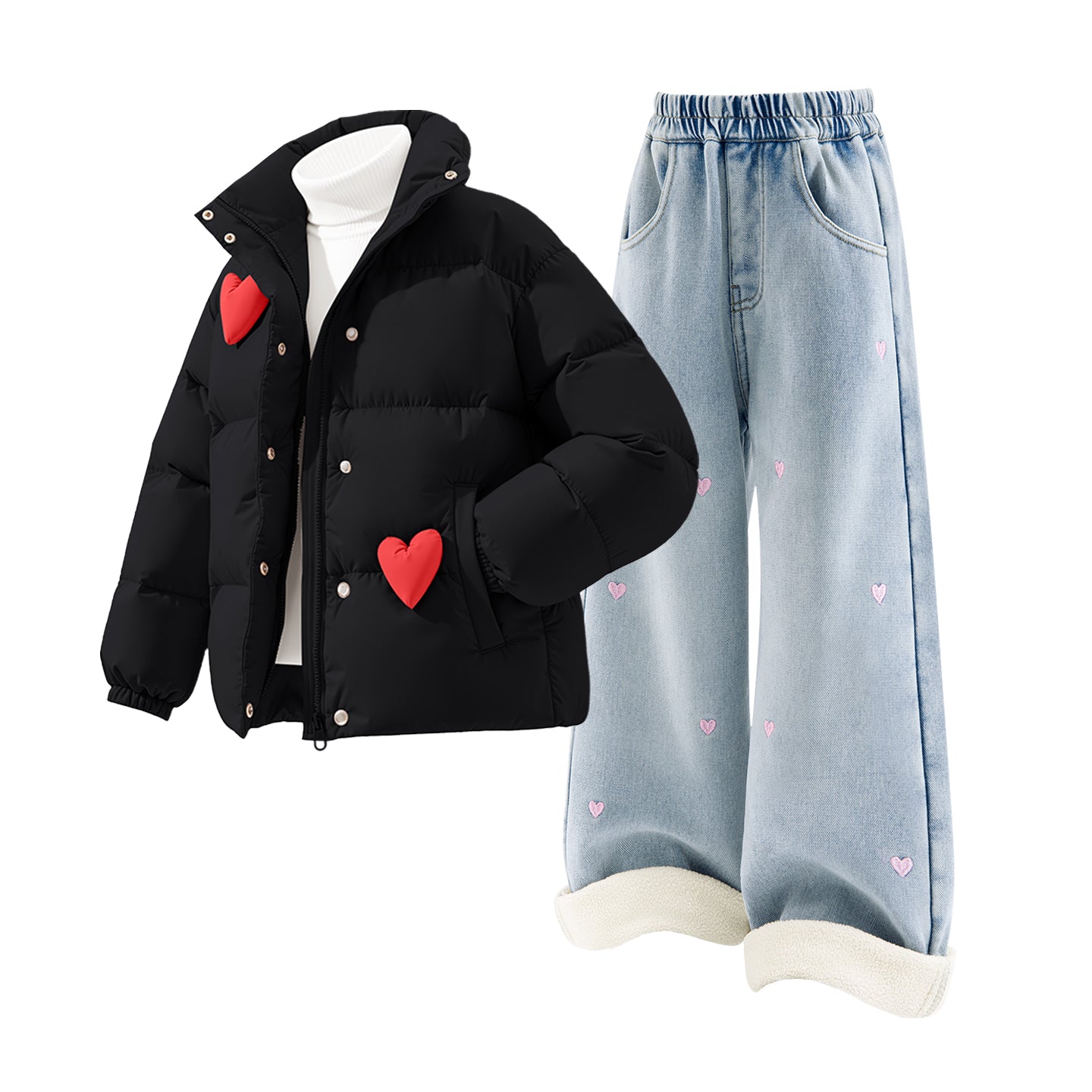 Пуховик детский Disney + брюки