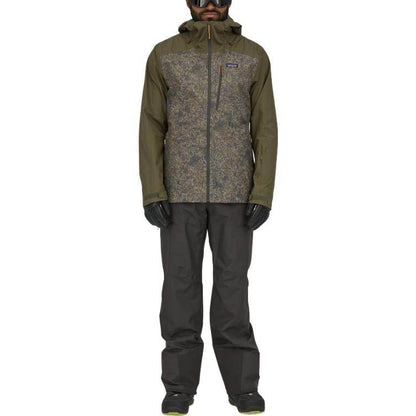 Patagonia powder town pants - короткие длинные повседневные водонепроницаемые дышащие лыжные брюки мужские однотонные - Boxette Shop