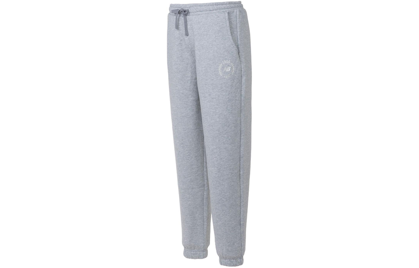 New Balans nbx yumshoq alp tog'lari to'qilgan harfli logotipli chizilgan ipli to'rli trikotaj ayollar shimlari zig'ir shifer kulrang