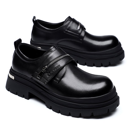 Playboy retro trend biznes qalin pastki kundalik poyabzal erkaklar qora