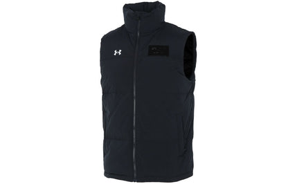 Under armour casual sports warm down vest men's black