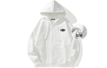 Golfkross yumshoq qalinlashgan vafli harflari bo'sh qalpoqli kardigan ko'ylagi kozok erkaklar va ayollar bir xil modellar