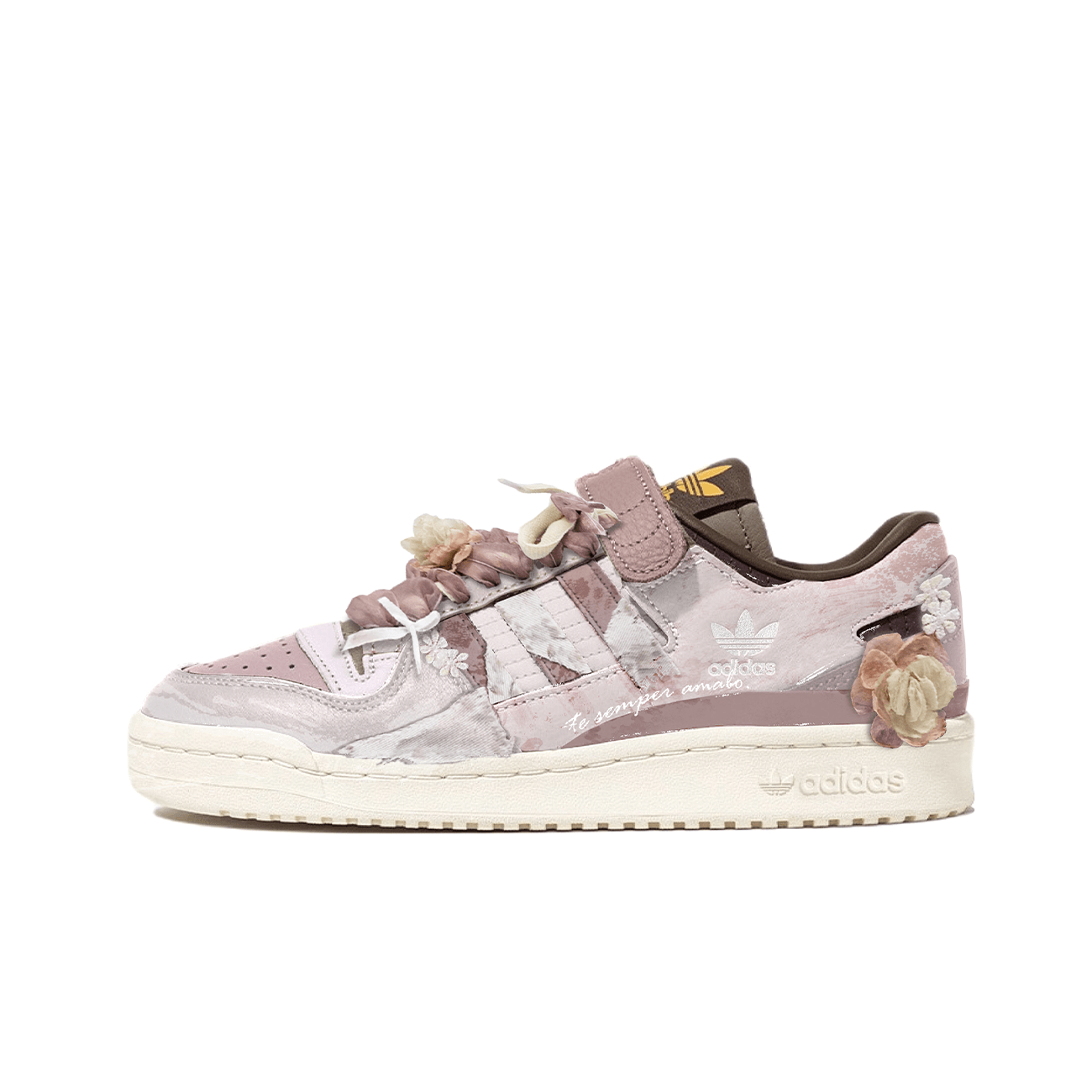 Кроссовки adidas originals forum 84 freedom panda anonymous flower language ii модные простые универсальные свежие противоскользящие износостойкие низкопрофильные туфли мужские розовые коричневые - Boxette Shop