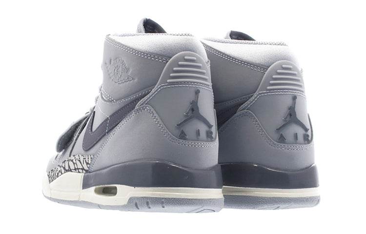 Кроссовки детские Jordan legacy leather grey wolf - Boxette Shop