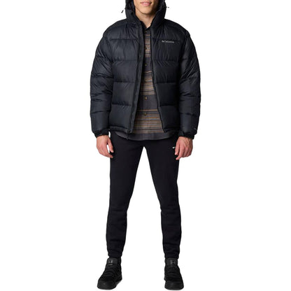 Columbia columbia pike lake 2 brand logo hooded long sleeve jacket men's black