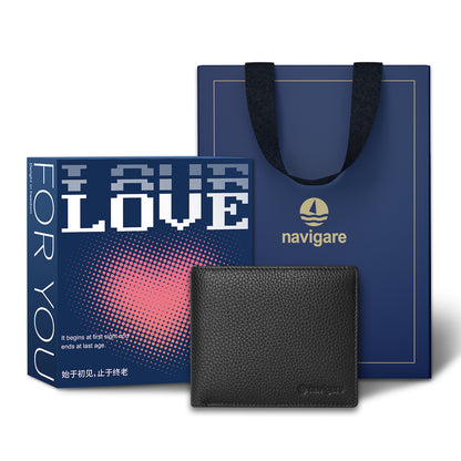 Navigare italyan yelkanli qayiq erkaklar hamyoni