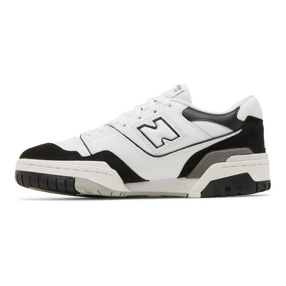 New Balans nb 550 qora oq o'smirlar uchun past top bolalar basketbol poyabzali