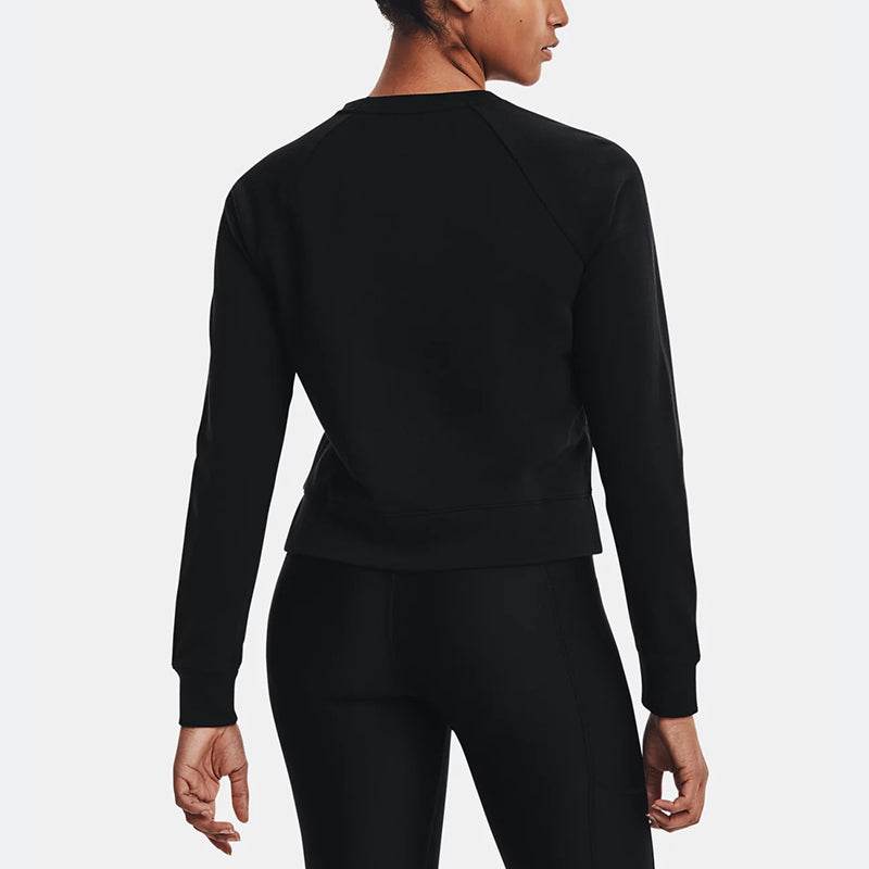 Спортивный лонгслив женский Under Armour Rival Terry Crew Andromeda - Boxette Shop