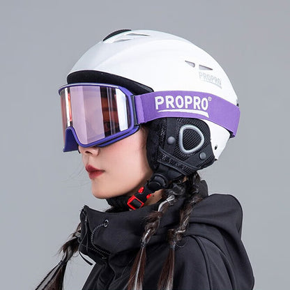 Горнолыжный шлем и очки Propro