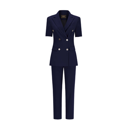 Bir qismli ayollar bahor va kuzgi kichkina keksa erkaklar moda tuyg'usi tasodifiy katta o'lchamli martabali rasmiy kostyum kostyumi ayol modellari