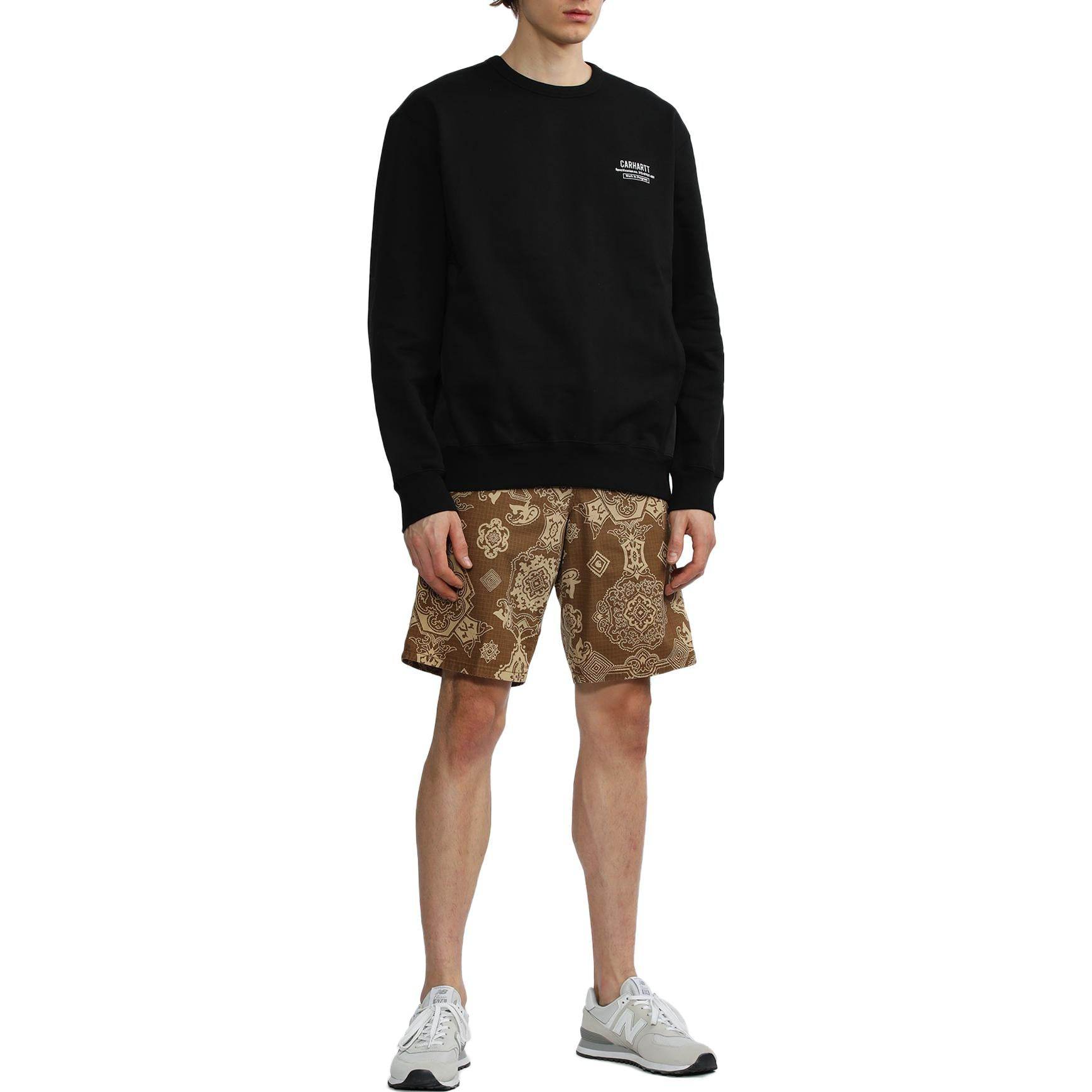 Шорты мужские Carhartt WIP classic logo label - Boxette Shop