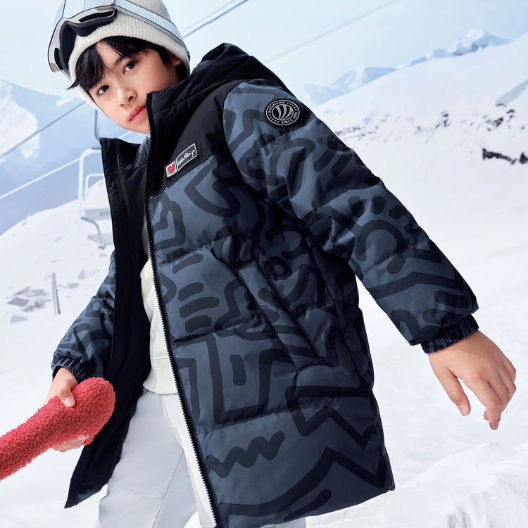 Пуховик детский Bosideng x Keith Haring