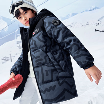 Пуховик детский Bosideng x Keith Haring