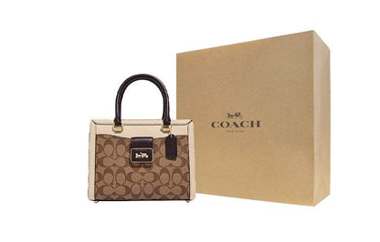 Сумка женская Coach Grace 24 Classic Old Flower Zip - Boxette Shop