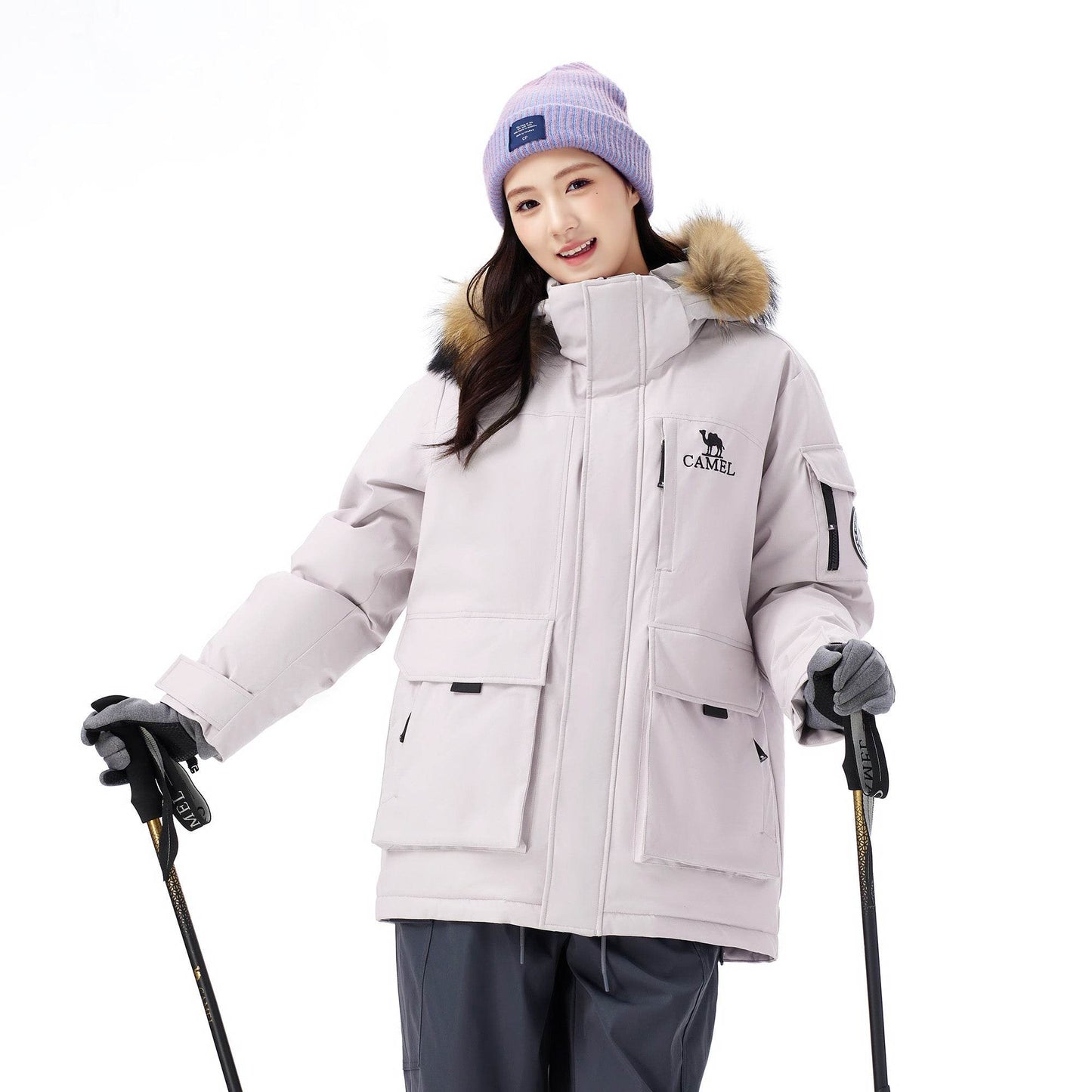 Пуховик Camel Warm Fleece Series Parker - Boxette Shop