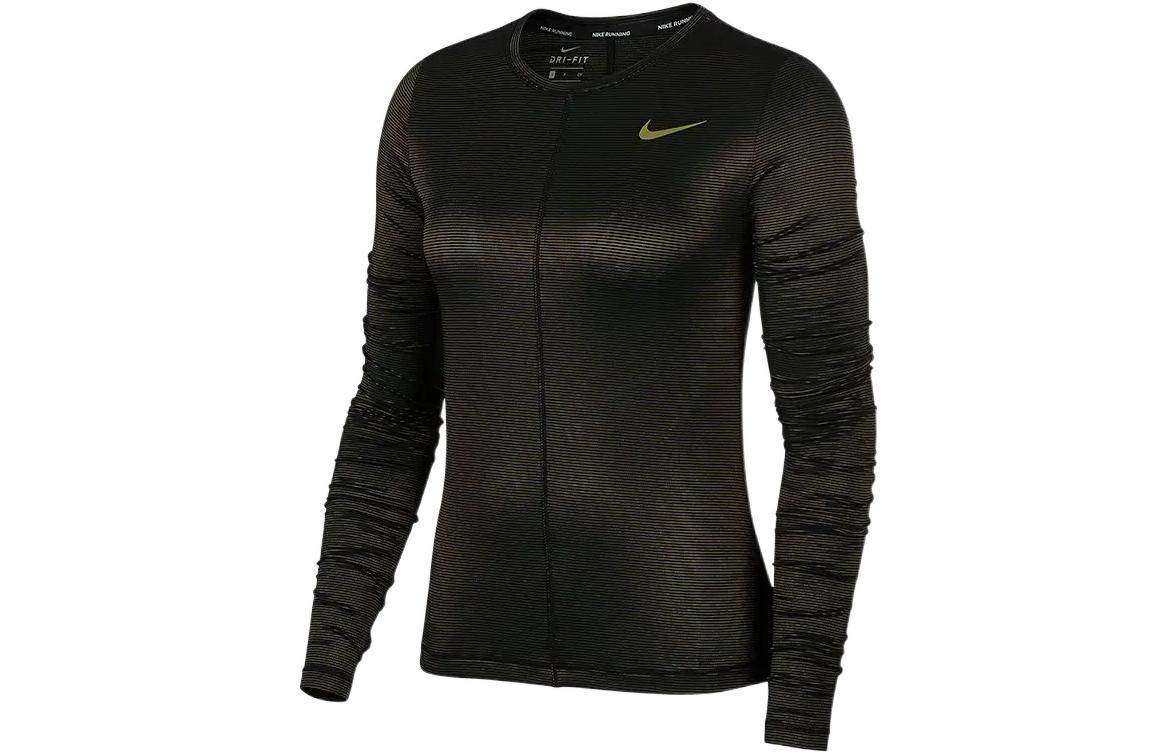 Трикотаж с длинным рукавом nike chest brand print women's black - Boxette Shop