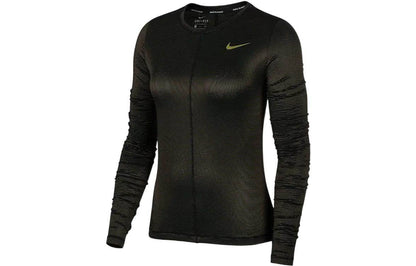 Трикотаж с длинным рукавом nike chest brand print women's black - Boxette Shop