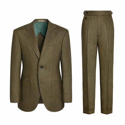 Костюм мужской Skaro Pure Linen Handmade Milan - Boxette Shop