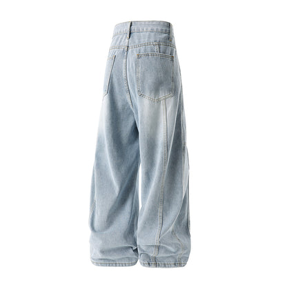 Pal ongaco pal ongaco American retro deconstruction splicing dizayn tuyg'u yuvish do eski bo'sh yuz burma pichoq shimlar harf logo bosma tide moda tasodifiy keng jinsi erkaklar va ayollar bir xil modellar bilan