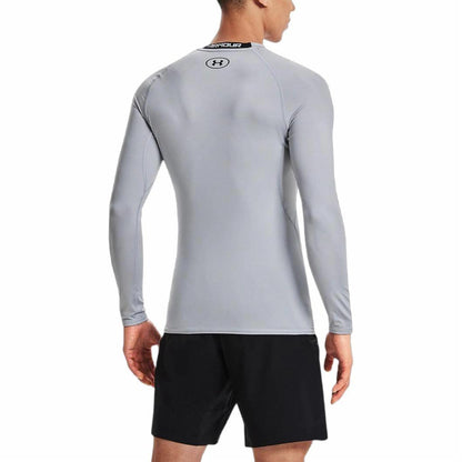Мужское джерси under armour с длинным рукавом power stretch jersey современного серого цвета