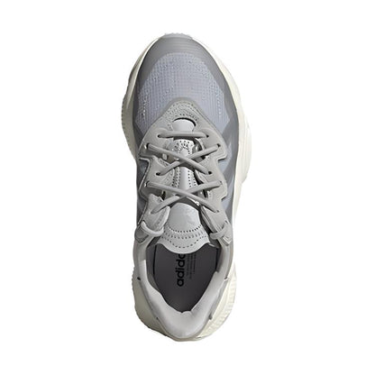 Adidas originals ozweego j ткань удобная износостойкая низкопористая атлетическая повседневная обувь серый подростки