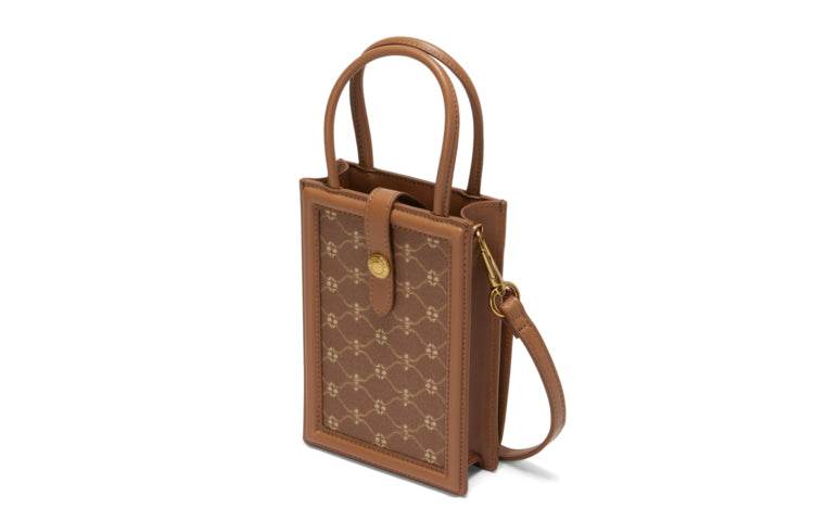 Сумка женская Charles&Keith Retro Colour Blocking Buckle - Boxette Shop