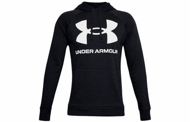 Толстовка с капюшоном under armour rival big мужская черная