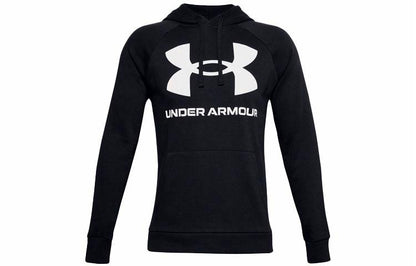 Толстовка с капюшоном under armour rival big мужская черная
