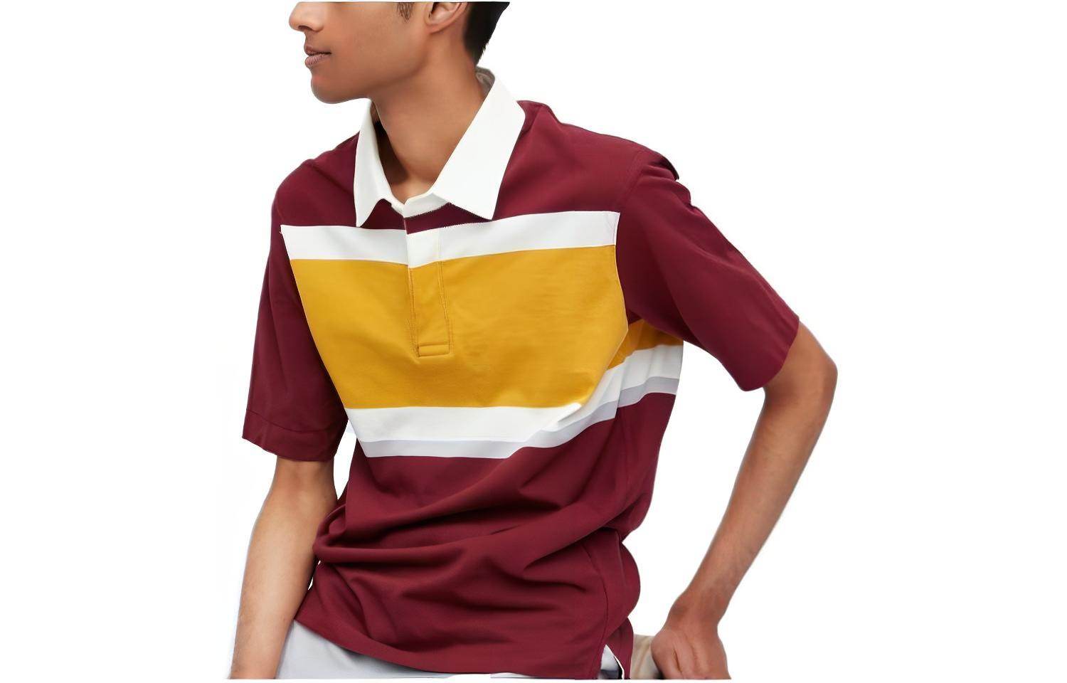 Поло мужское Uniqlo Colour-blocking - Boxette Shop