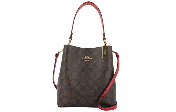 Сумка женская Coach Town Old Flower Full Print Logo - Boxette Shop