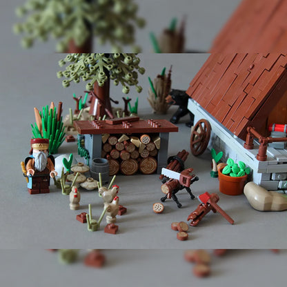 LEGO g'oyalari "O'rmon yog'och uyi" (21338)