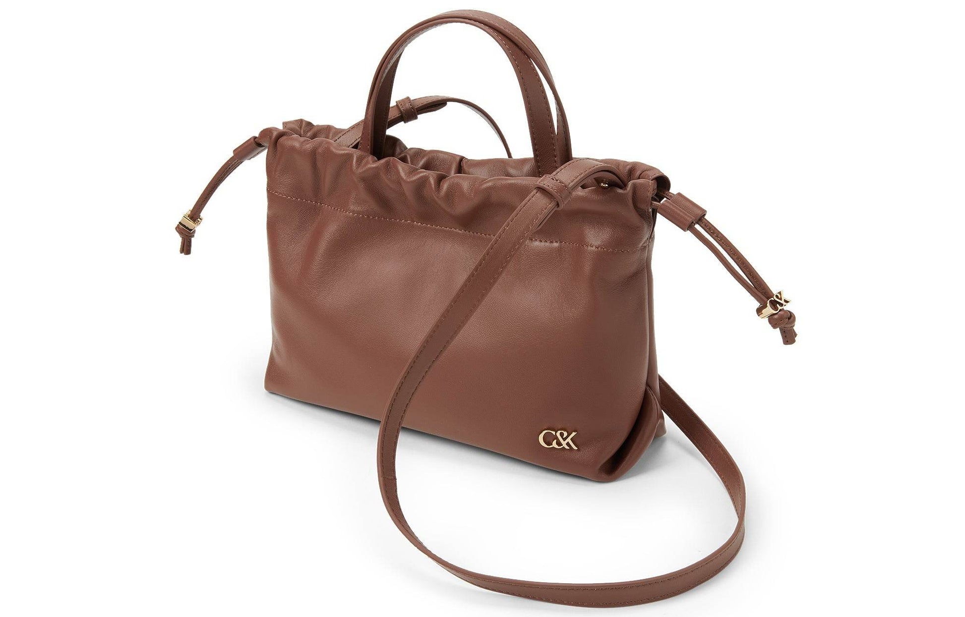 Сумка женская Charles&Keith Soft Leather Drawstring Design Cloud - Boxette Shop