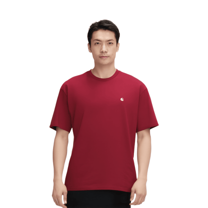 Футболка мужская Carhartt WIP gold embroidered men - Boxette Shop