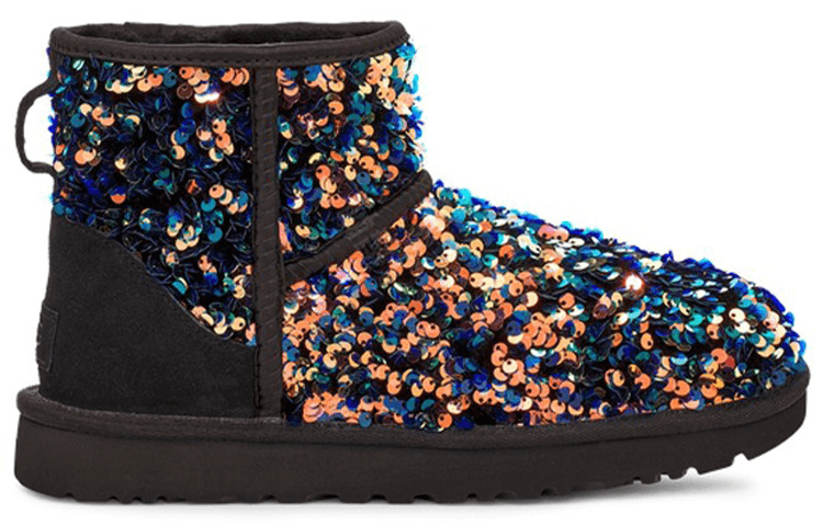 Сапоги женские Ugg Classic Mini Stellar Sequin Padded - Boxette Shop